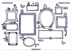 Easter Museum Creative Worksheet - LittleBigArtists