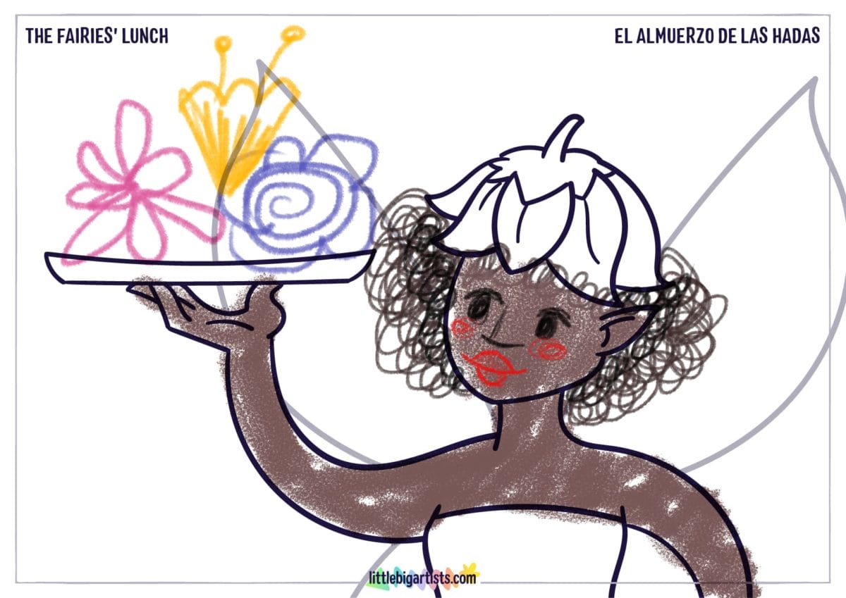 Fairies' Lunch Creative Worksheet - LittleBigArtists
