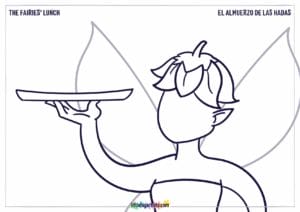 Fairies' Lunch Creative Worksheet - LittleBigArtists