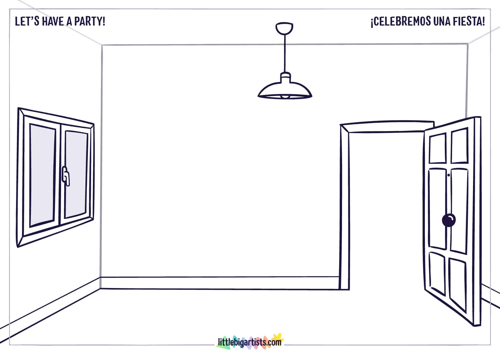 Let s Have A Party Printable Drawing Activity Little Big Artists let-s-have-a-party-printable-drawing-activity-little-big-artists