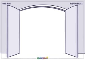 Open Door Creative Worksheet - LittleBigArtists