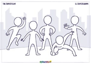 The Superteam Creative Worksheet - LittleBigArtists