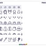 Roll A Princess Creativity Worksheet - LittleBigArtists