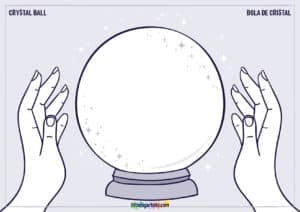 Crystal Ball Creative Worksheet - LittleBigArtists